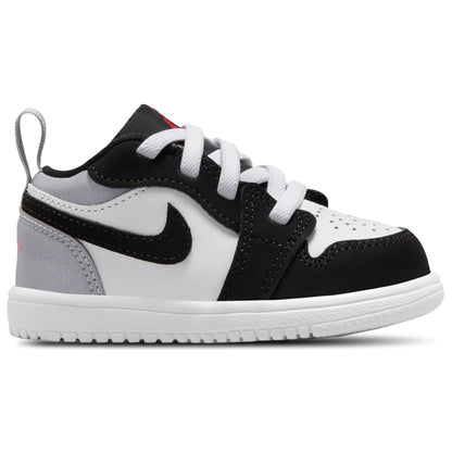 [ib3886-106] Toddlers Air Jordan Retro 1 Low Alt Se 'white Black Matte Silver'