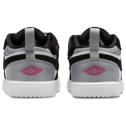 [ib3886-106] Toddlers Air Jordan Retro 1 Low Alt Se 'white Black Matte Silver'