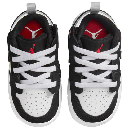 [ib3886-106] Toddlers Air Jordan Retro 1 Low Alt Se 'white Black Matte Silver'