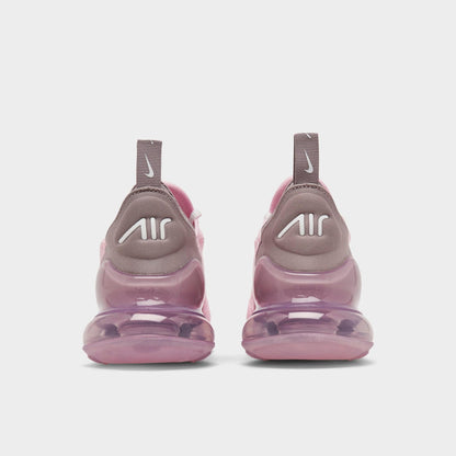Nike Grade School Air Max 270 'Pink Foam College Grey Platinum Violet Summit White Gs' Sneakers