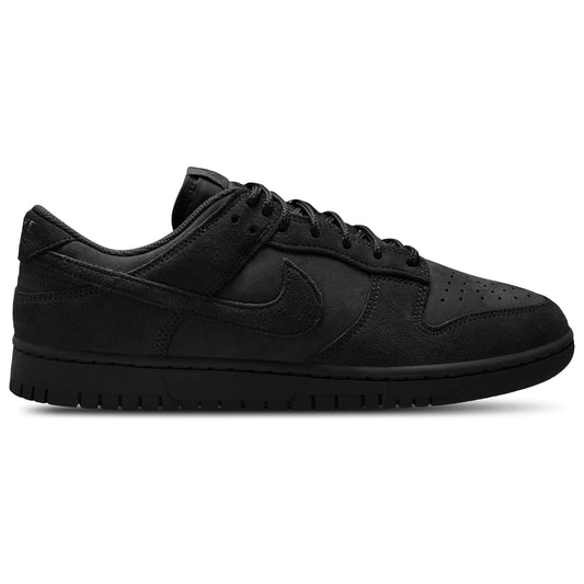 Nike Men's Dunk Low Retro SE Nubuck Triple Black