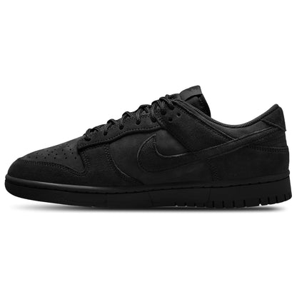 Nike Men's Dunk Low Retro SE Nubuck Triple Black