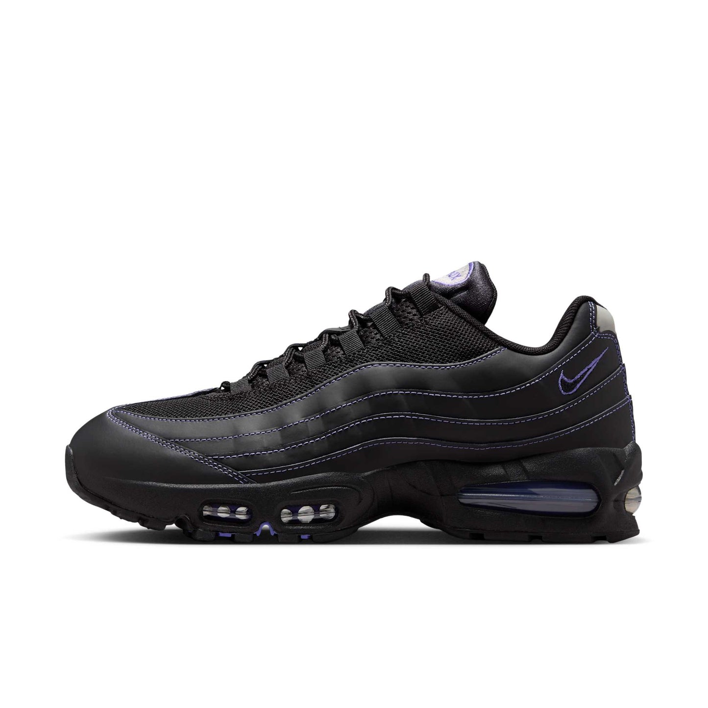 Nike Men's Air Max 95 Og 'Big Bubble Black Persian Violet' Sneakers