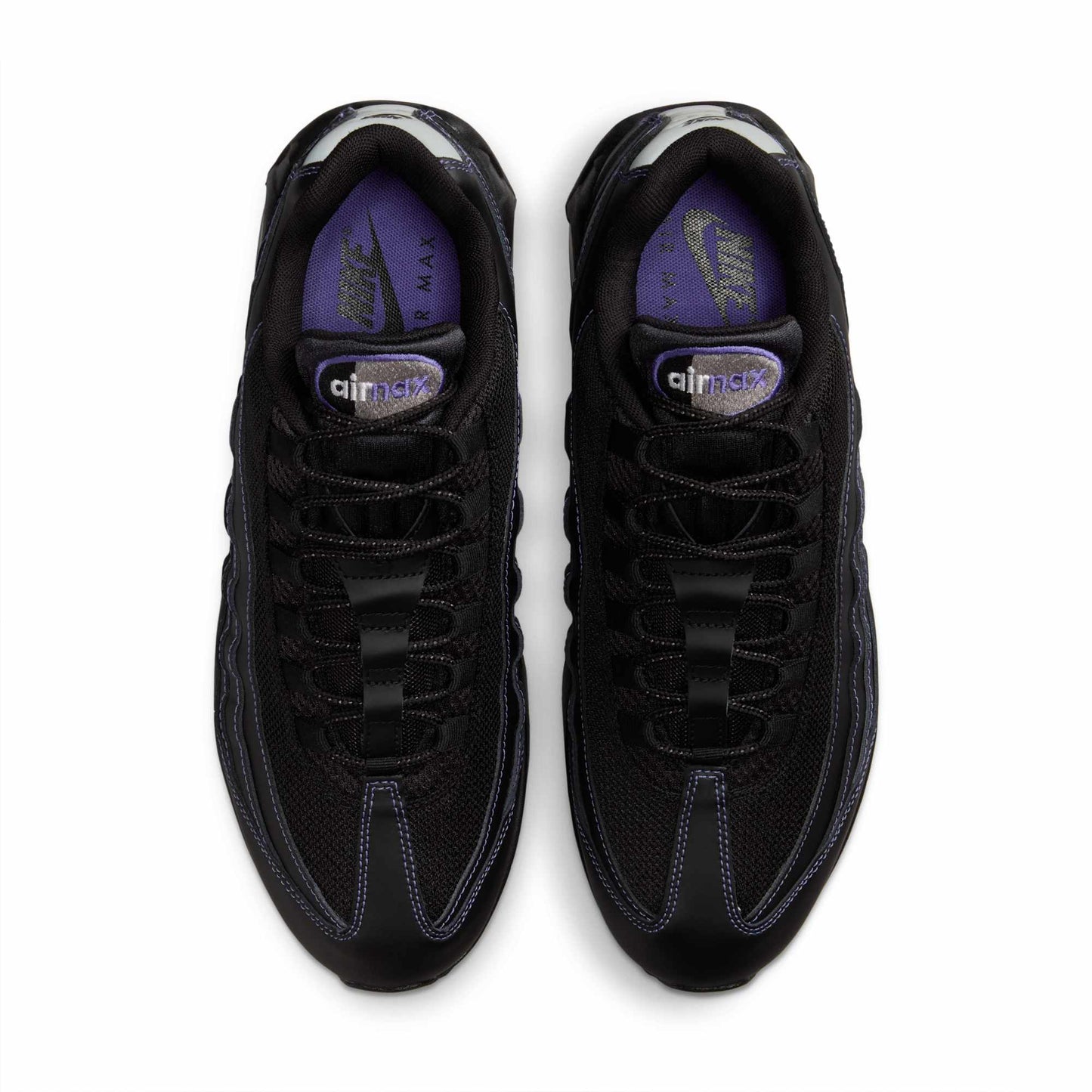 Nike Men's Air Max 95 Og 'Big Bubble Black Persian Violet' Sneakers