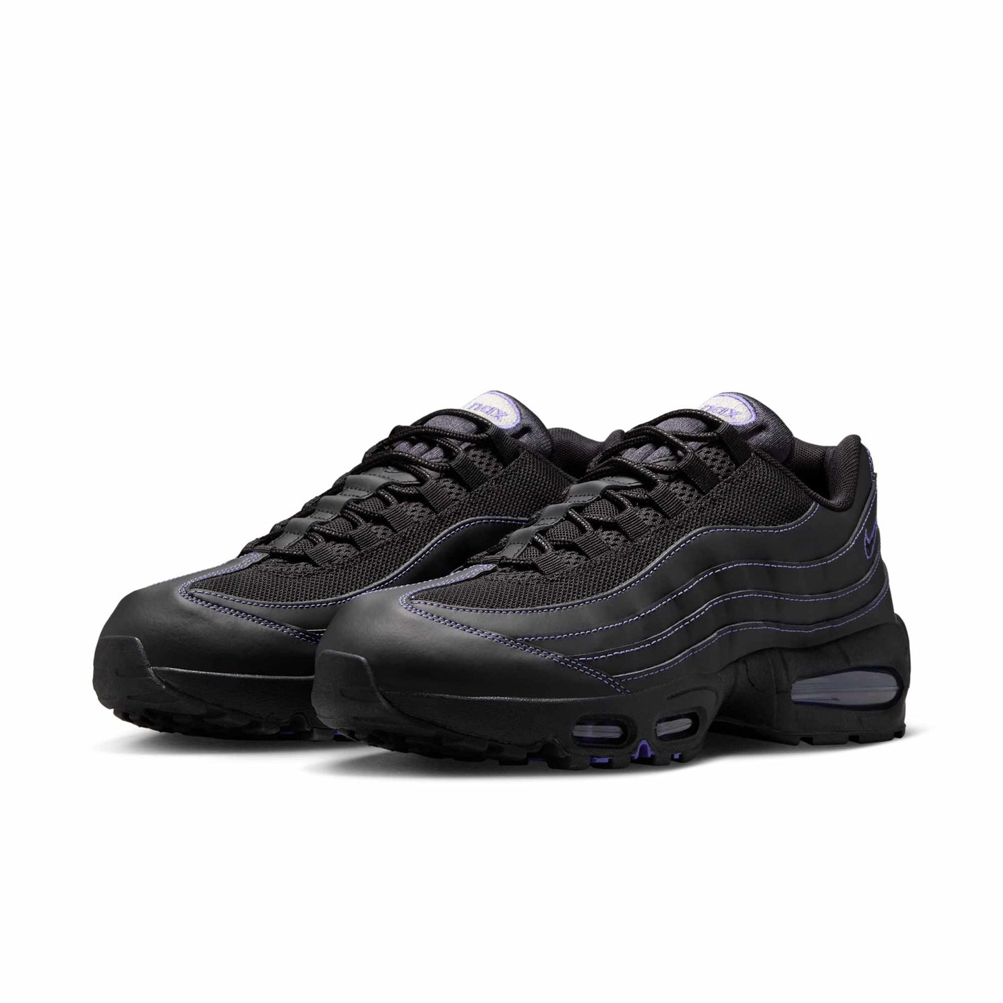 Nike Men's Air Max 95 Og 'Big Bubble Black Persian Violet' Sneakers