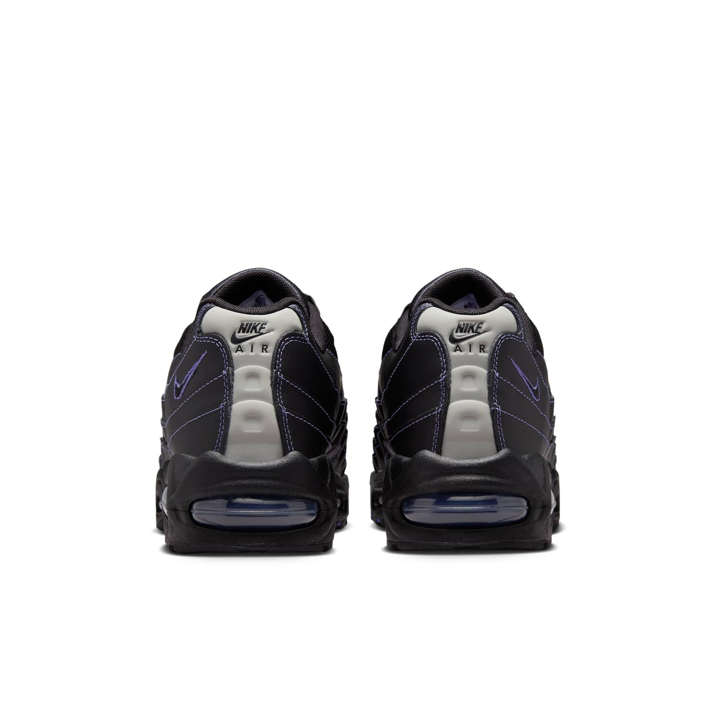 Nike Men's Air Max 95 Og 'Big Bubble Black Persian Violet' Sneakers