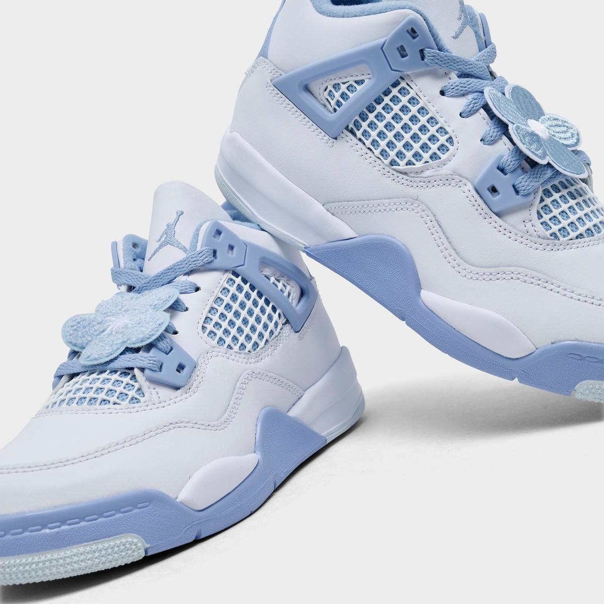 [ib8962-100] Preschool Air Jordan Retro 4 'forget Me Not (ps)'