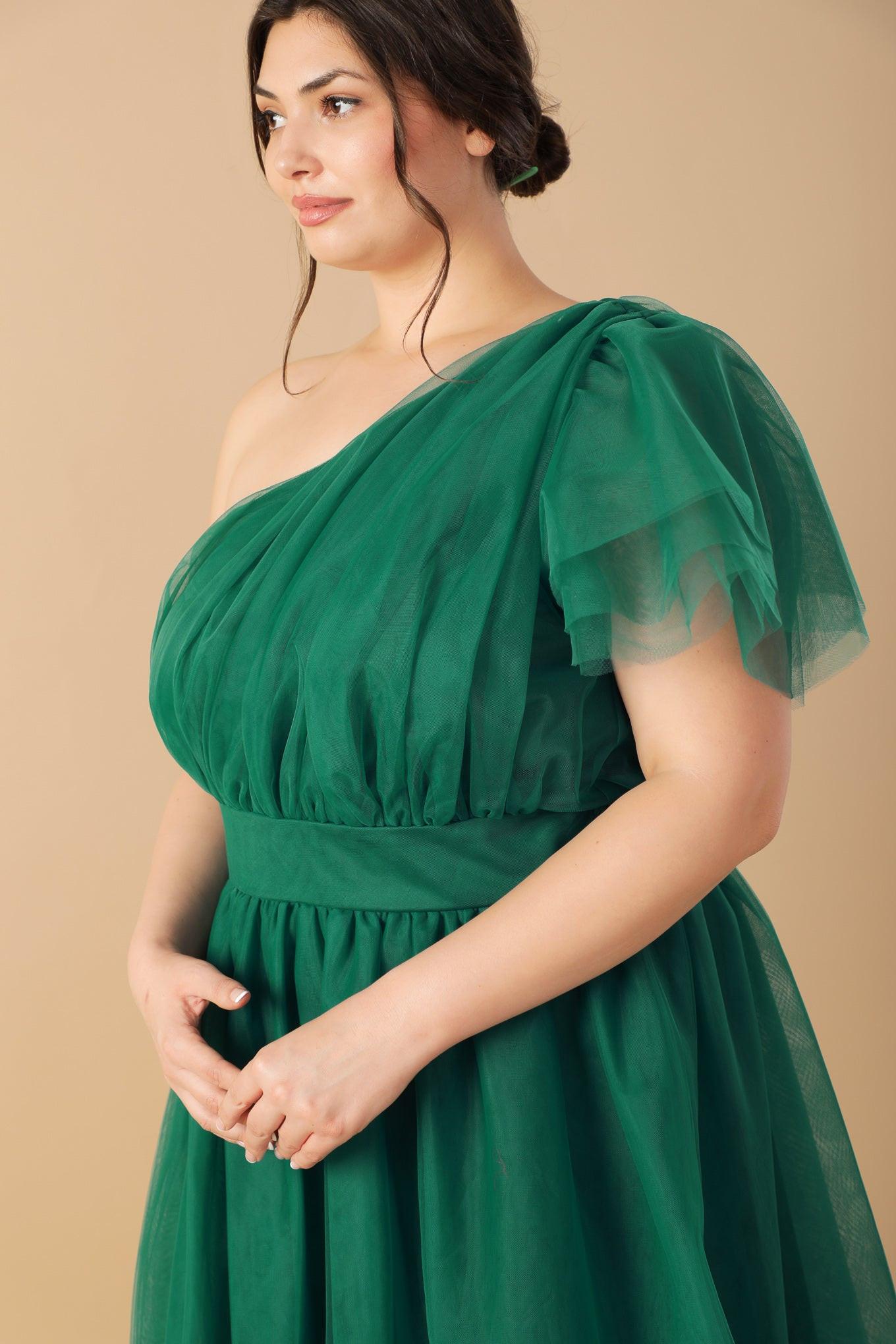 Lively Charm Tulle Midi Dress