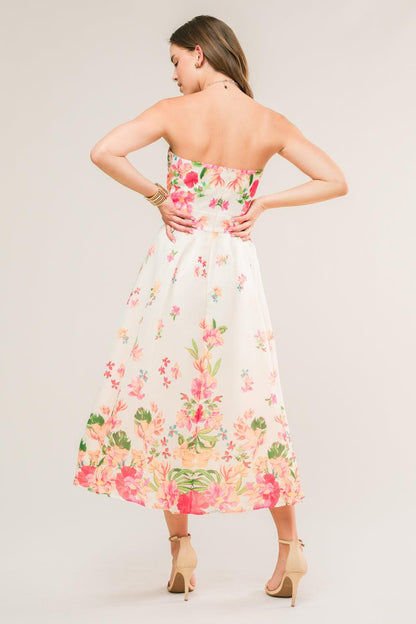 Come When I Call Woven Midi Dress