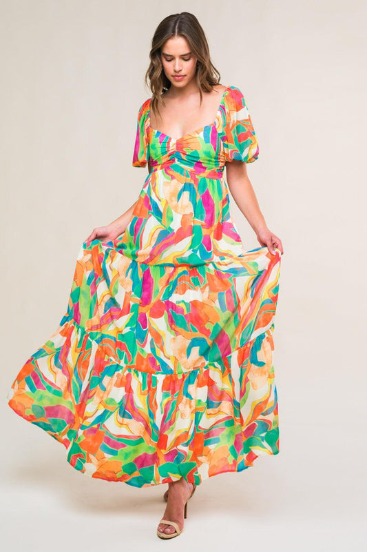 Exceptional Expression Woven Maxi Dress