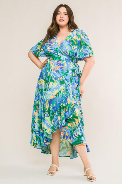 Unexpected Surprise Woven Hi-lo Dress