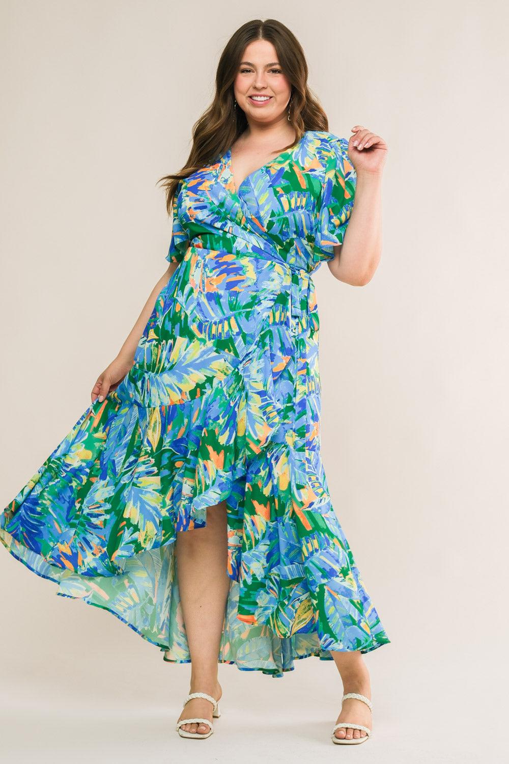 Unexpected Surprise Woven Hi-lo Dress