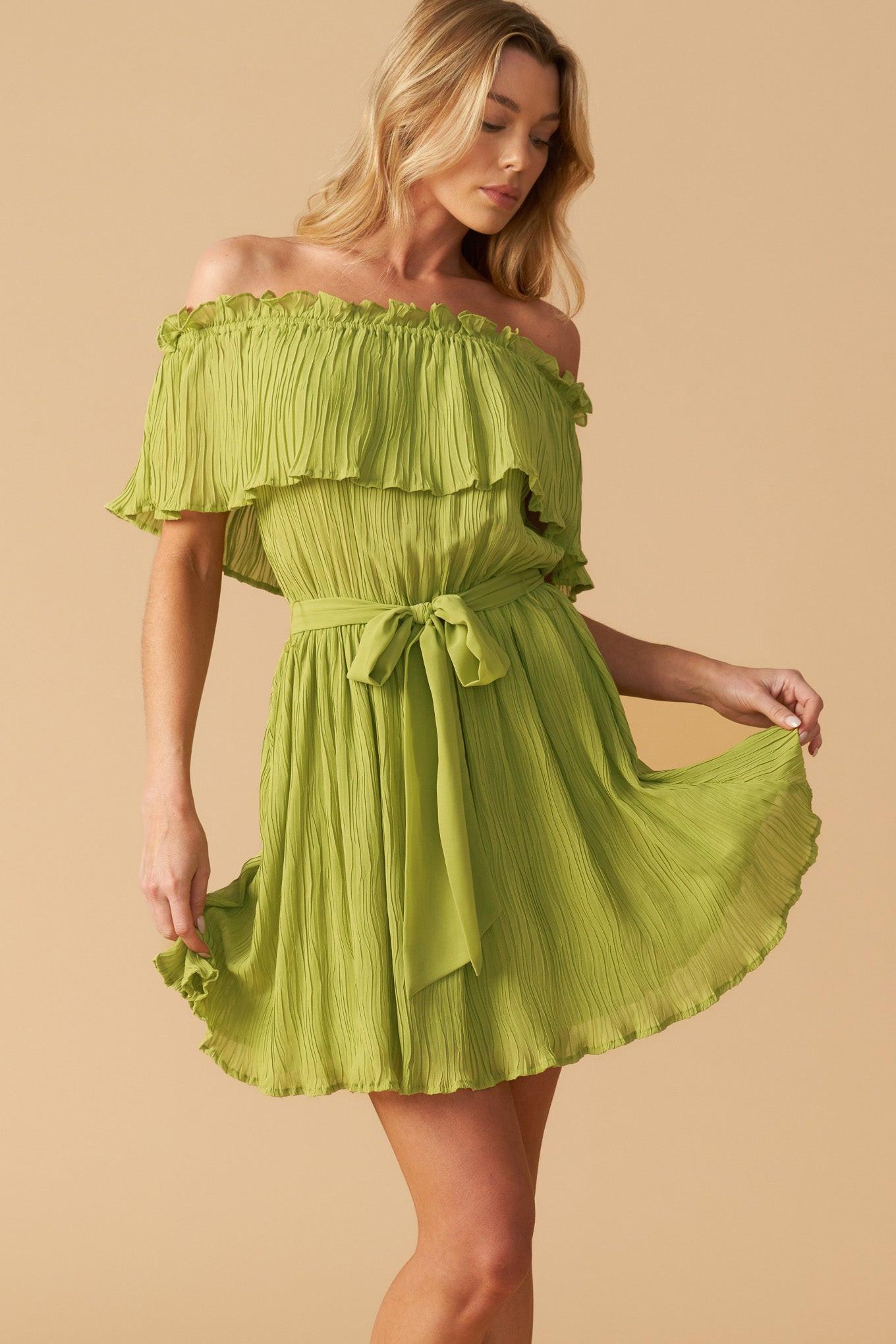 Just One More Woven Mini Dress