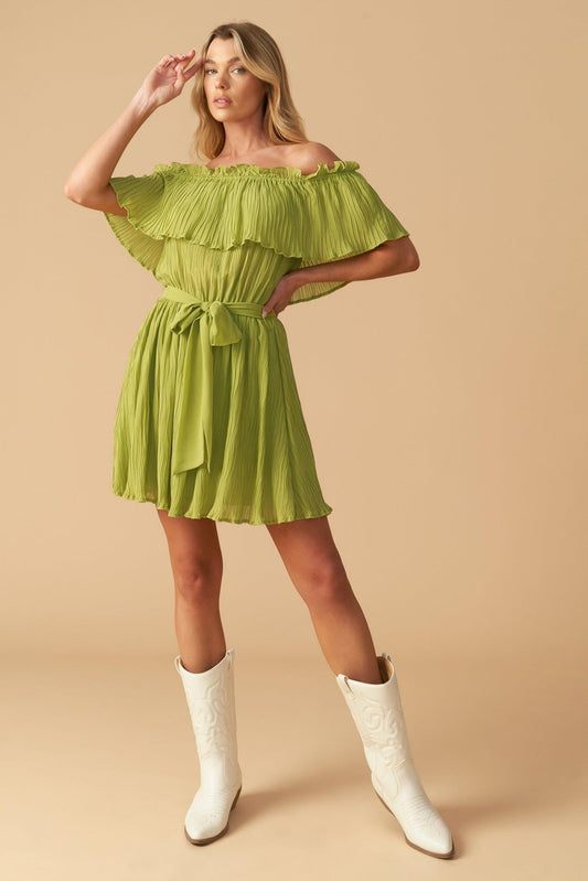 Just One More Woven Mini Dress