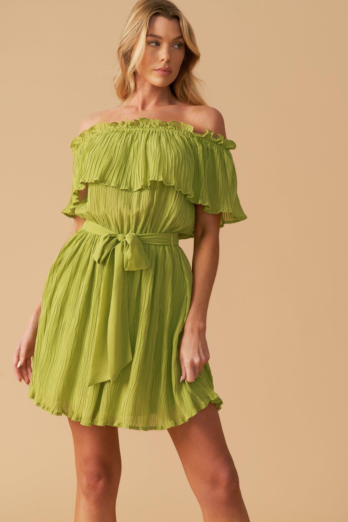 Just One More Woven Mini Dress