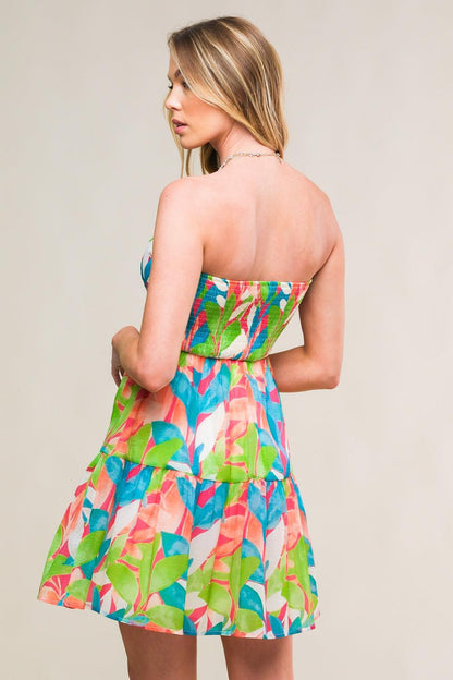 Pristine Presence Woven Mini Dress