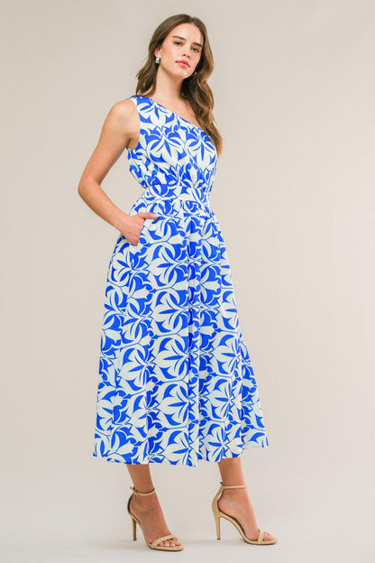 Feel the Beat Woven Midi Dress