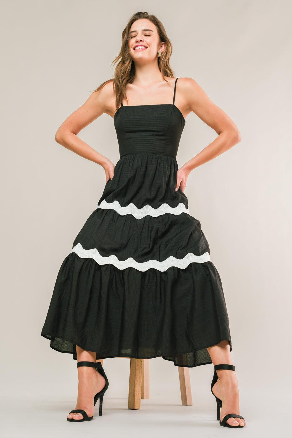 Summer Spritz Woven Midi Dress
