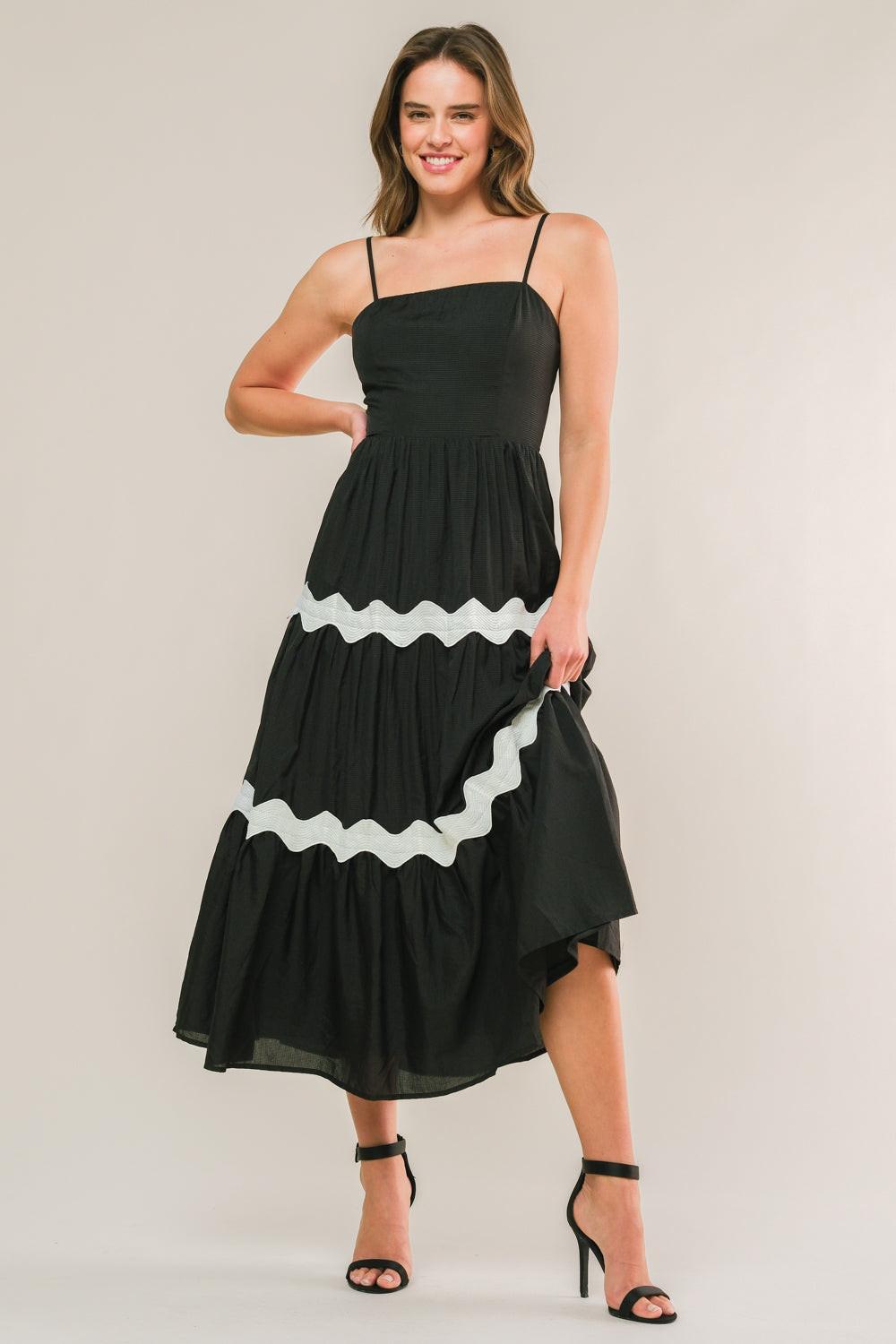 Summer Spritz Woven Midi Dress