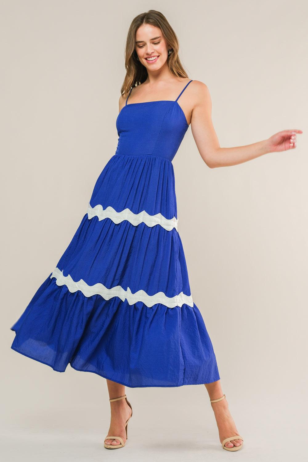 Summer Spritz Woven Midi Dress