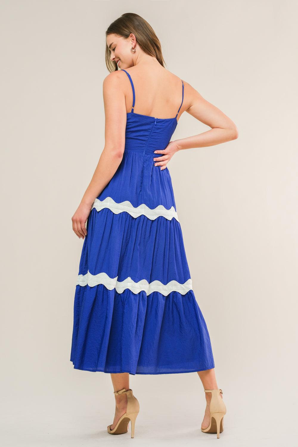 Summer Spritz Woven Midi Dress
