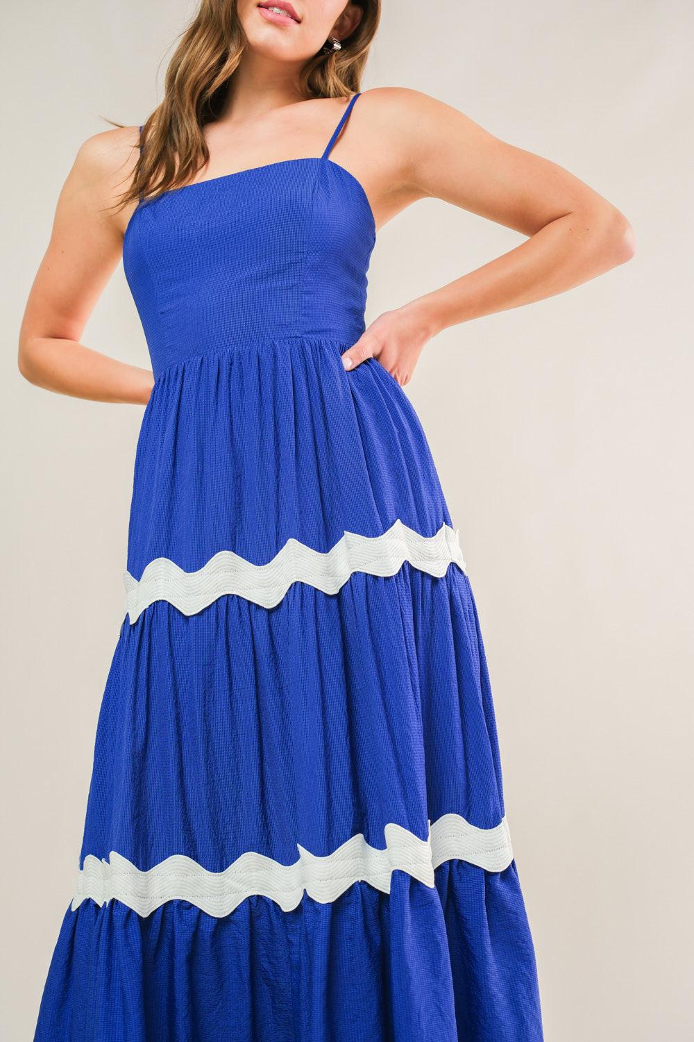 Summer Spritz Woven Midi Dress
