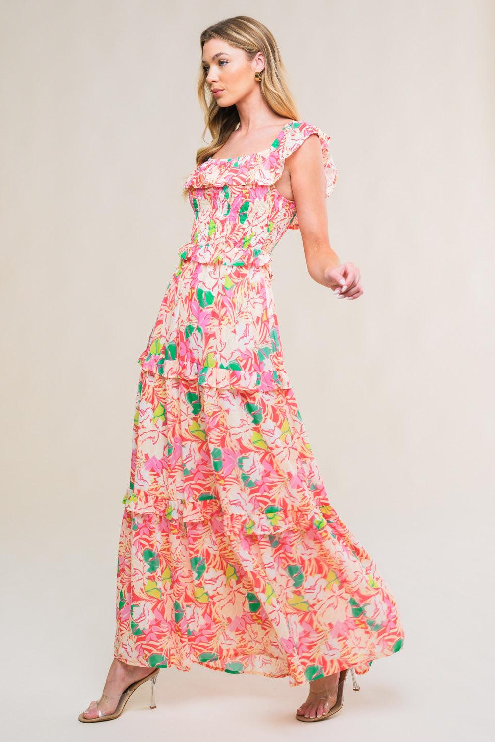 Relaxed Charm Woven Midi Dress