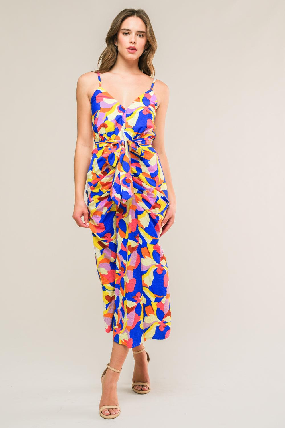 What Dreams Are Made Woven Midi Dress