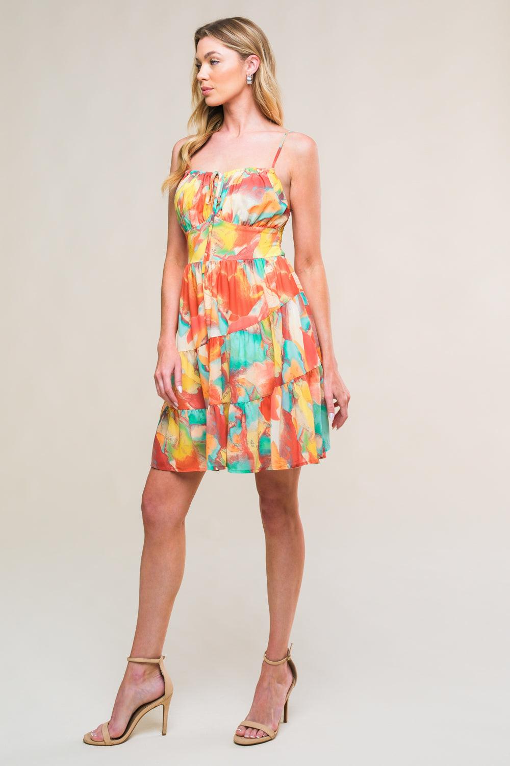 Majestic Energy Woven Mini Dress