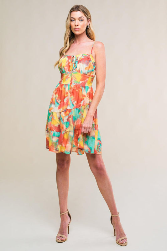 Majestic Energy Woven Mini Dress