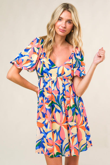 State of Bliss Woven Mini Dress