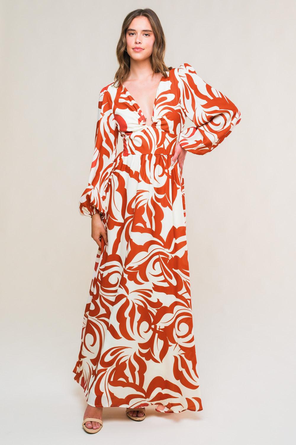 Love in Your Eyes Woven Maxi Dress