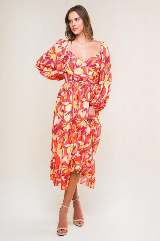 Amazing Evening Woven Midi Dress