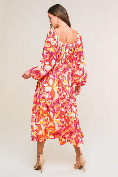 Amazing Evening Woven Midi Dress