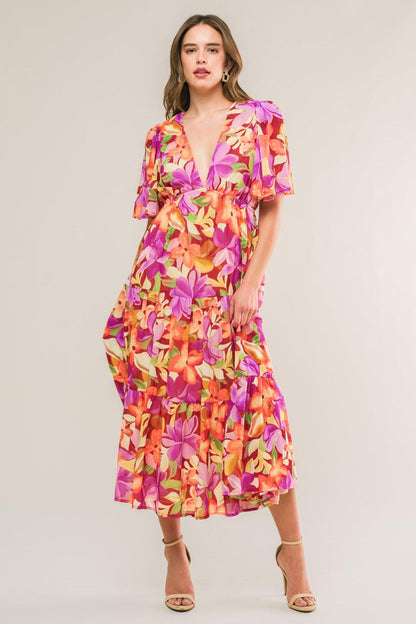 Start Looking Woven Midi Dress