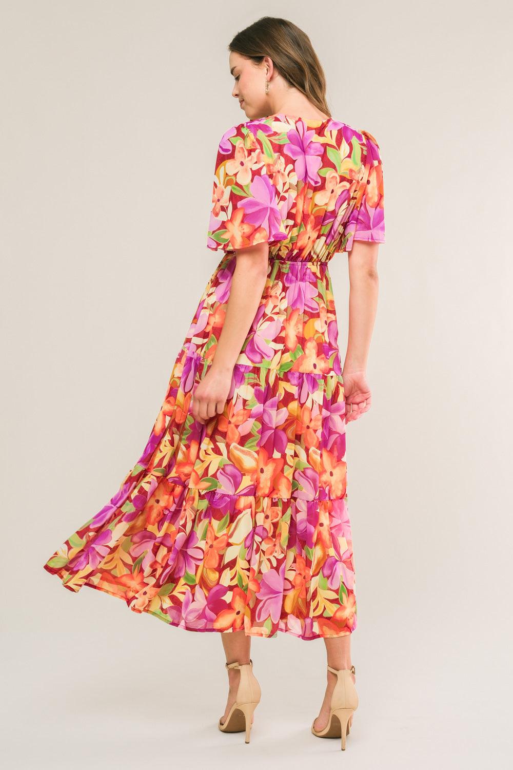 Start Looking Woven Midi Dress