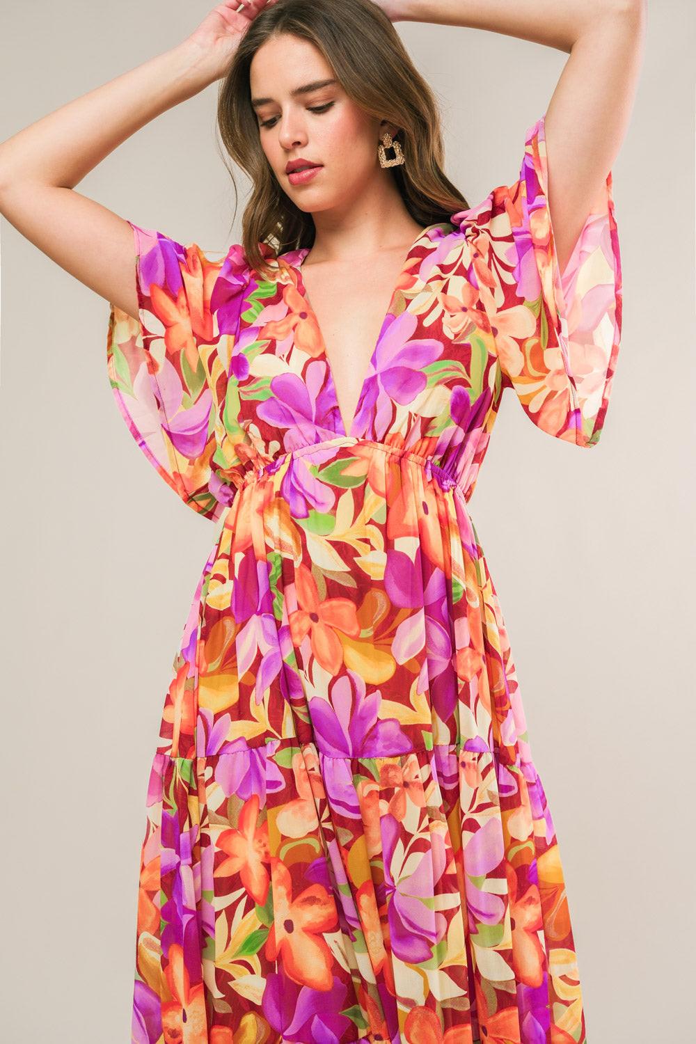 Start Looking Woven Midi Dress