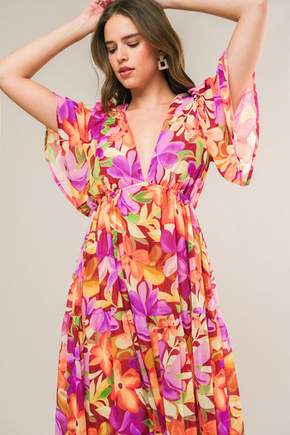 Start Looking Woven Midi Dress