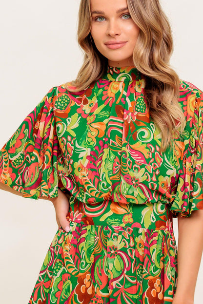 Clean Aesthetic Woven Mini Dress