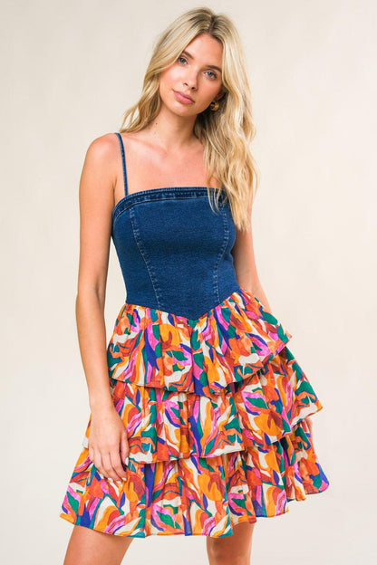 Laced in Love Woven Mini Dress