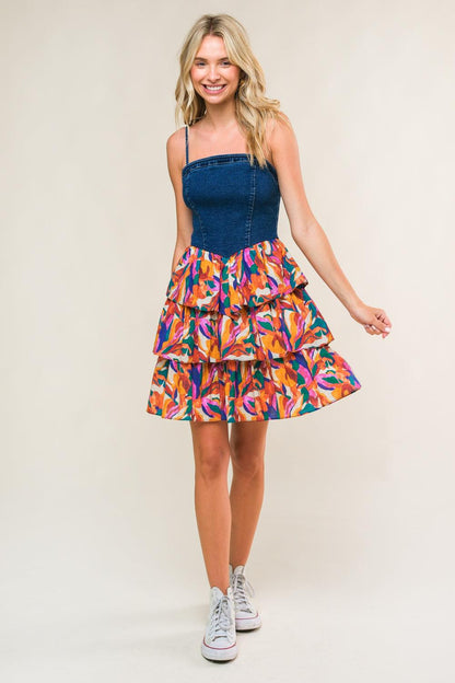 Laced in Love Woven Mini Dress