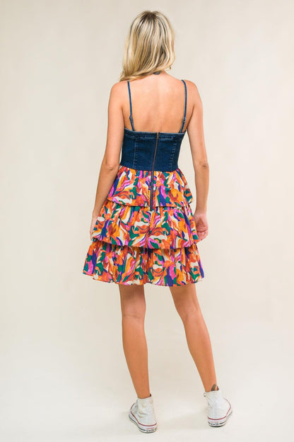Laced in Love Woven Mini Dress