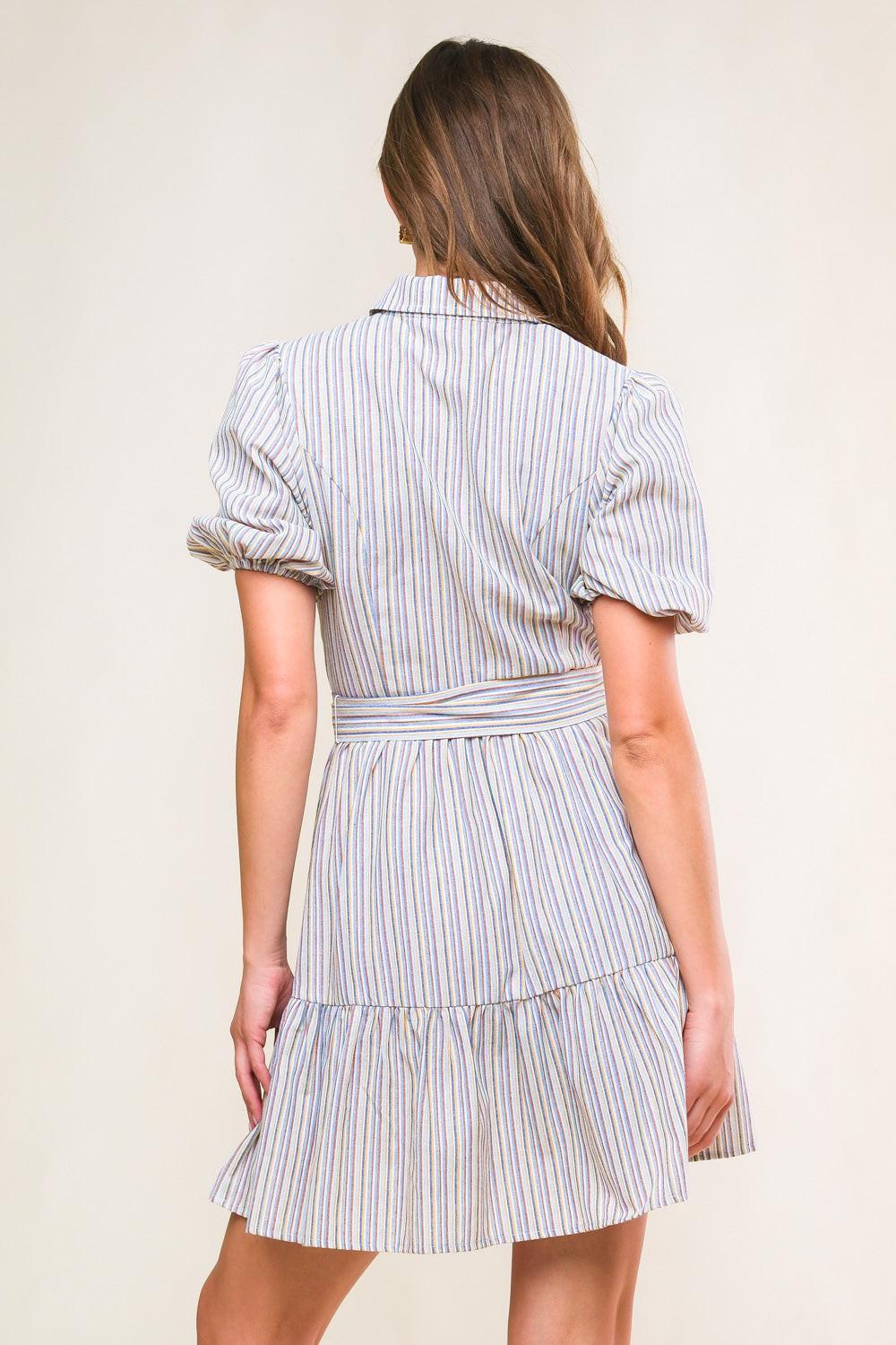 Adorable Presence Woven Mini Dress