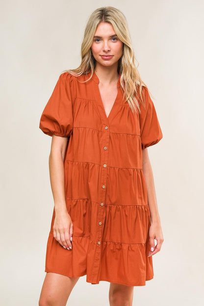 Miss American Pie Woven Mini Dress
