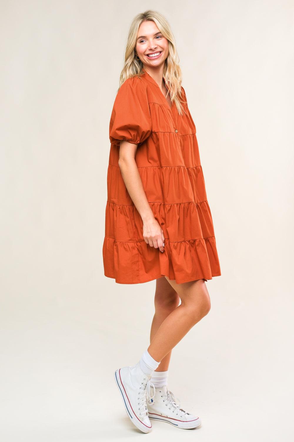 Miss American Pie Woven Mini Dress