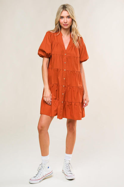 Miss American Pie Woven Mini Dress