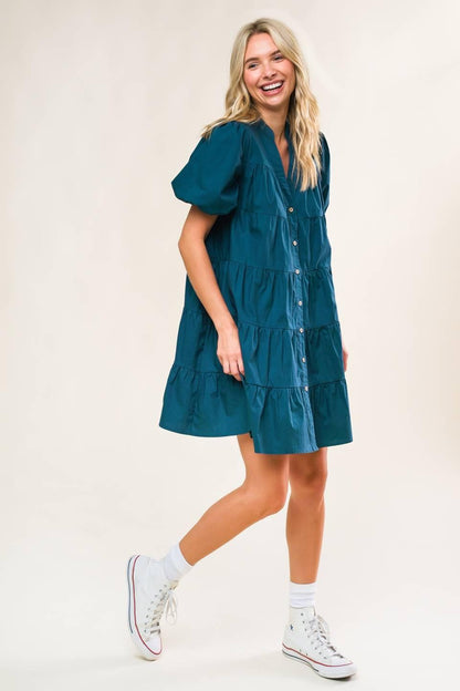 Miss American Pie Woven Mini Dress