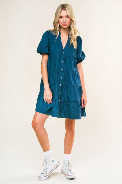 Miss American Pie Woven Mini Dress