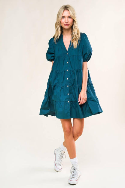 Miss American Pie Woven Mini Dress