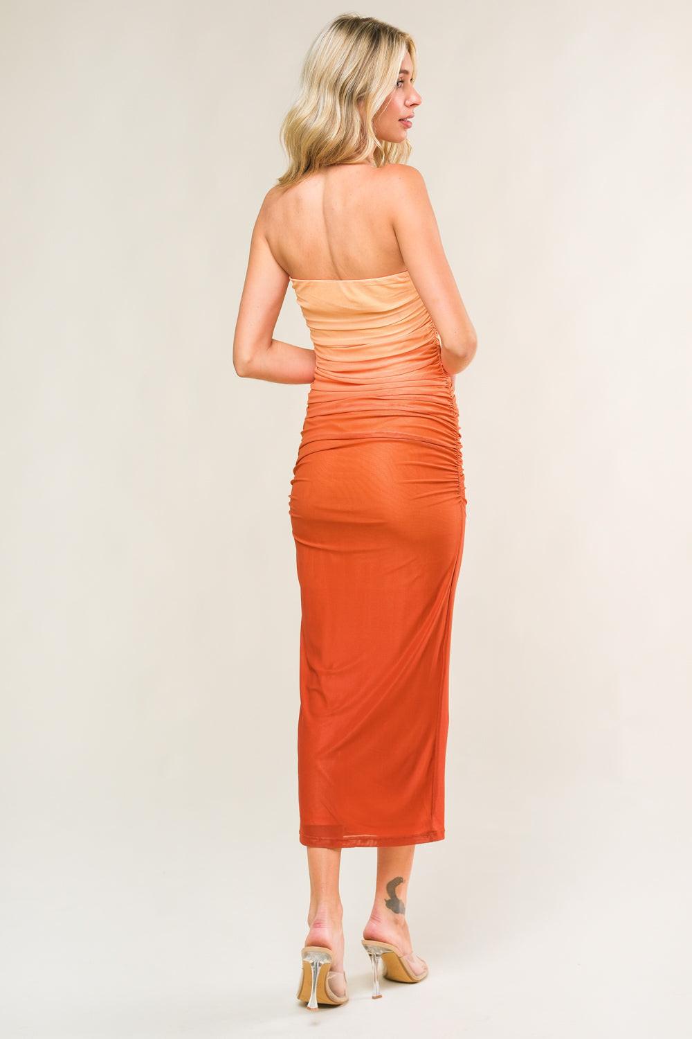 Not Your Average Mesh Midi Dress
